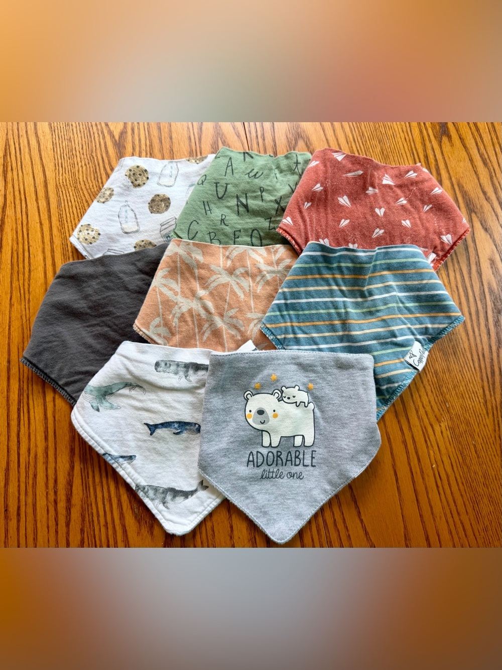 Copper Pearl Parker Baby Co Bandana Bibs 8pc Bundle Unisex Baby Drool Bib Lot